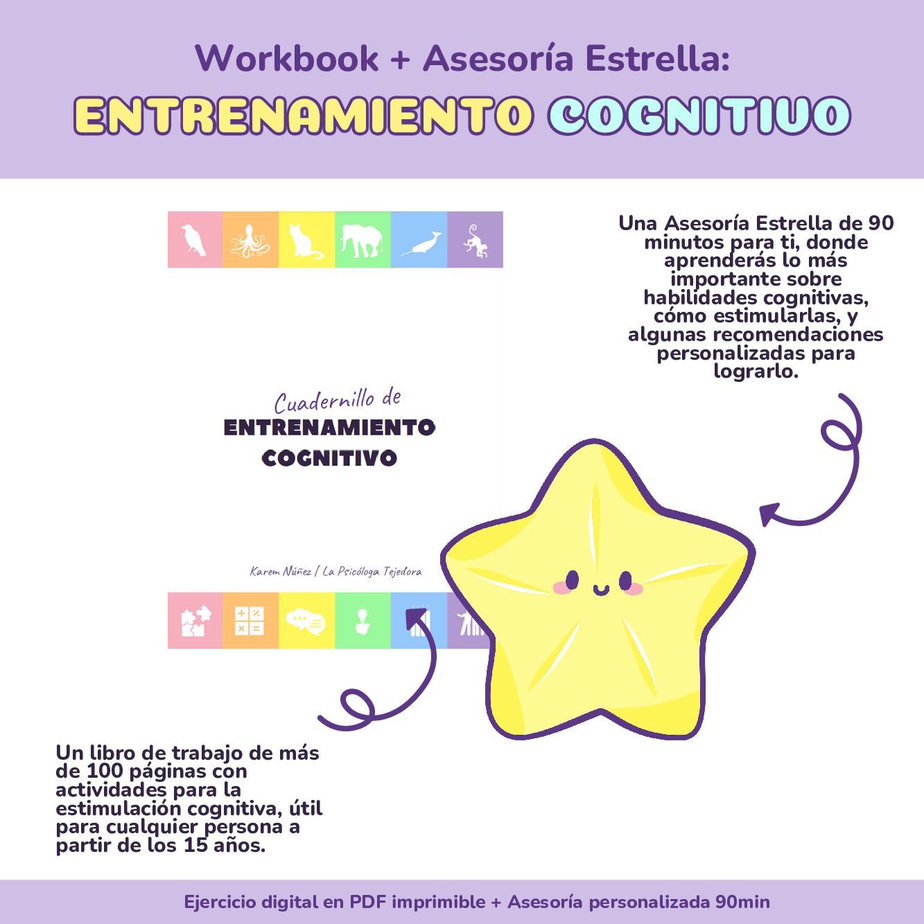 WORKBOOK Y ASESORÍA: ENTRENAMIENTO COGNITIVO